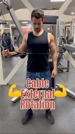 Cable external rotation is great for your shoulders !