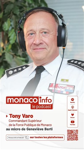🇲🇨 Chaque 19 novembre, il est l’un des chefs d’orchestre des célébrations de la Fête Nationale. Le Colonel Tony Varo veille à la parfaite coordination des troupes sur la Place du Palais princier. Commandant Supérieur de la Force Publique, il encadre l’ensemble des militaires de la Principauté, regroupant les Sapeurs-Pompiers de Monaco et les Carabiniers du Prince. 🎙️Il était dans notre Podcast au micro de Geneviève Berti : https://smartlink.ausha.co/monaco-info-le-podcast/tony-varo Compagnie 