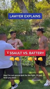 1.9K views · 39 reactions | Do YOU Know The Difference Between Battery and Assault??   #lawyer #battery #assault #needtoknow | Law By Mike | Facebook