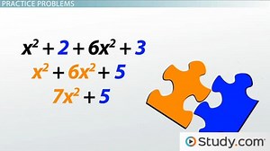 Combining Like Terms in Algebraic Expressions - Video | Study.com