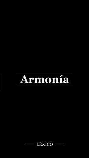 Cuando todo encaja: ARMONÍA | Palabra del día