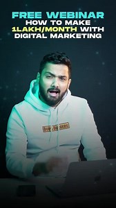 Best Digital Marketing & AI Course | Mumbai | Chennai on Instagram: "📢Want to master the secrets and frameworks of Digital Marketing to meet all your financial goals? Then here's a perfect opportunity to understand the roadmap that will lead you toward your dream career. Avail all this in our free webinar conducted by Google and Meta Partner Agency. 🔊 What can you expect from our LIVE Session ✅ Free 2-Hour Masterclass ✅ Complete Digital Marketing Career Plan ✅ Digital Marketing blueprint worth