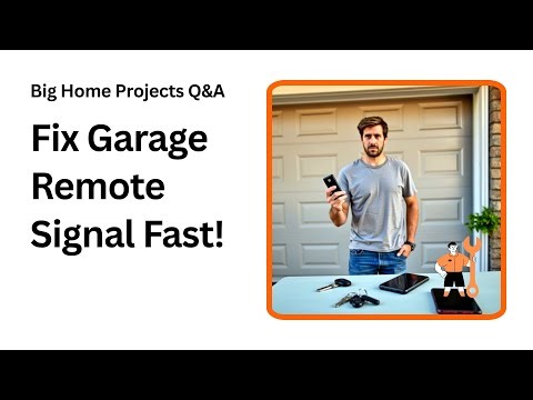 Why Your Garage Door Remote Isn’t Working and How to Fix It