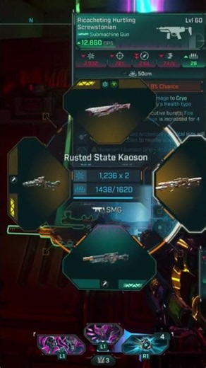 Borderlands 4 getting the pearlescent Screwstonian smg