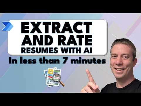 Automatically Extract and Rate Resumes with Microsoft Tools (Power Automate)