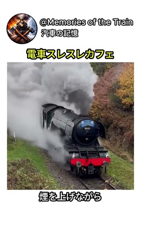 伝説の蒸気機関車 / #蒸気機関車#フライングスコッツマン#イギリス#鉄道好き#列車#秋の風景#海外風景#絶景#鉄道動画#感動映像