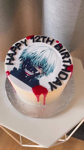 Tokyo Ghoul Ken Kaneki Birthday Cake Ideas