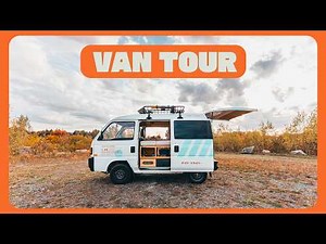The Most COMPACT Vanlife Setup We’ve Ever Built | Complete Van Tour