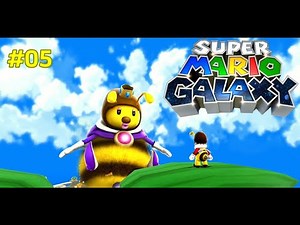 Super Mario Galaxy - Honeyhive Galaxy - Bee Mario Takes Flight - Part 05 - Super Mario Galaxy Week.