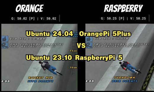 Ubuntu 24.04 Orange Pi 5 Plus VS Ubuntu 23.10 Raspberry Pi 5