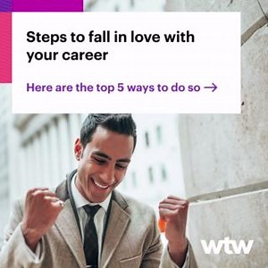 Fall in love with your career by taking intentional steps toward fulfillment. From discovering your passion to celebrating progress—each step brings you closer to a career you truly love. Which step resonates with you the most? Explore a career that moves you at https://ow.ly/5CO750USs2k #WTWCareers #CareerGrowth #LoveYourCareer | WTW Careers