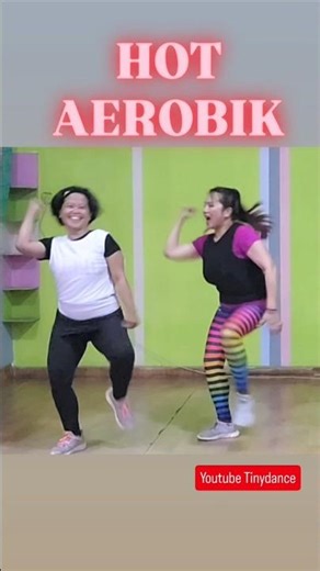 HOT AEROBIC ZUMBA #tinydance #hotaerobic #aerobiczumba #zumbarobic #danceaerobics