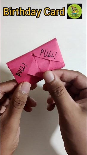 Easy Origami Paper Birthday Card | Gift Ideas | paper card | art and craft |