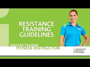 Resistance Training Guidelines