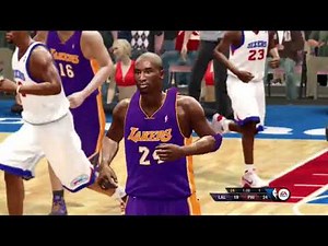 NBA Live 10 Gameplay - Los Angeles Lakers vs Philadelphia 76ers