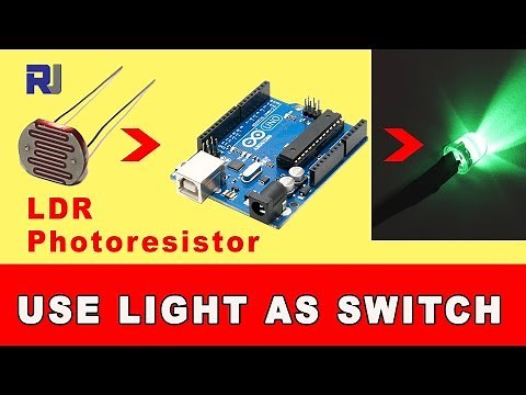 Using LDR wth Arduino, photoresistor with arduino RJT11