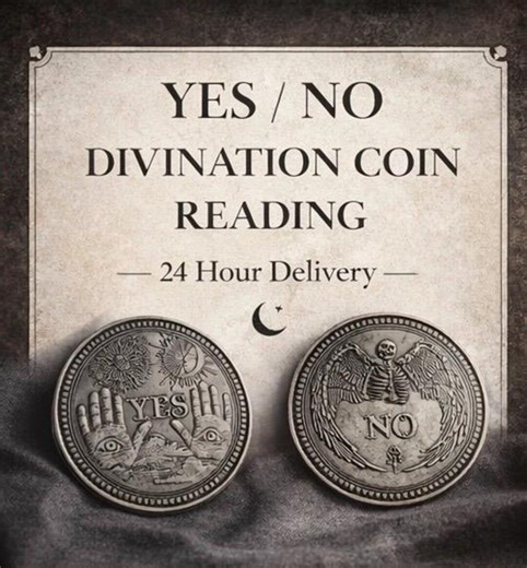 Divination Coin Yes or No Reading PDF | 24 Hour Tarot & Intuitive Guidance - Etsy