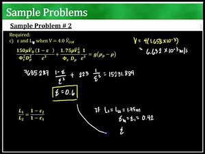 10 B - Fluidization (Sample Problem 2)