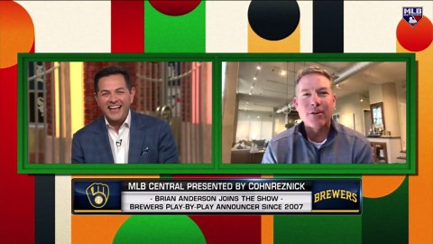 Brian Anderson on his career, the Brewers' season