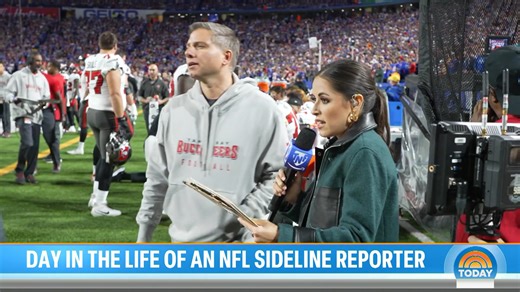 A Game in the Life on an NFL Sideline Reporter