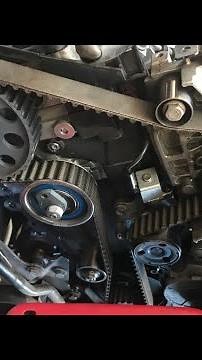 audi a4 2.0 tdi timing belt water pump replacement