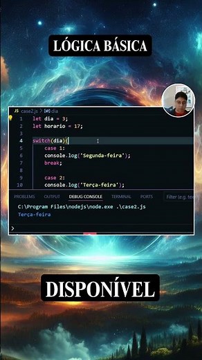 LÓGICA Básica com JavaScript | Condicional Switch Case