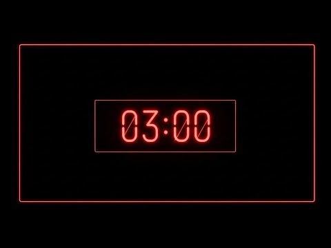 3 Minute Timer 🚨 180 Seconds Countdown ⚡ Loud & Clear!