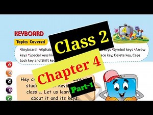 Computer class 2 Chapter 4 Keyboard(Part-1)|| Lesson reading|| Army public school book