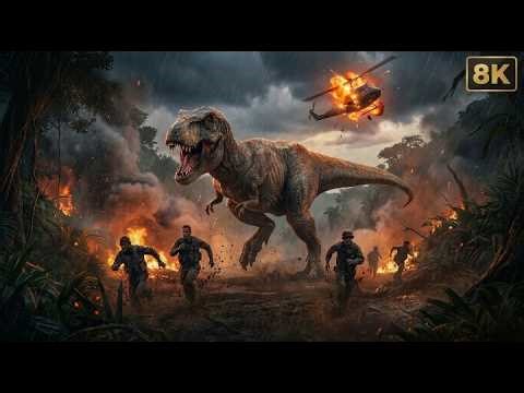 Volcano Se Dinosaurs Ki Bhaag-Daud 😱 | Jurassic World Fallen Kingdom Explained in Hindi/Urdu