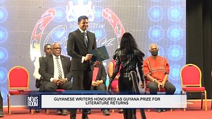 The Guyana Prize for Literature returned after a hiatus since 2015 and several Guyanese writers were honoured at an awards ceremony held on Friday night at the National Cultural Centre in Georgetown. This year, two new categories - youth and non-fiction, were introduced. That means more writers received the distinguished award. | News Room