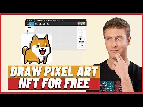 How to Draw Pixel Art NFT FOR FREE with Figma NFT Tutorial