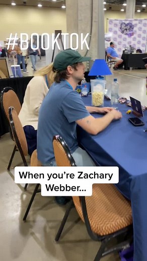 Meeting Zachary Webber at BookBonanza | Book Signing Chaos