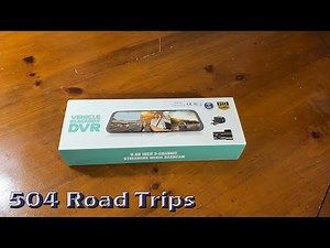 ⁴ᴷ Unboxing & DIY Install of 3-Channel Mirror Dash Cam | Front + Rear WiFi Dash Camera Setup