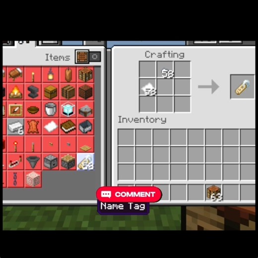 how to craft name tag in Minecraft #minecraft