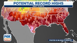 19 reactions · 17 shares | The heat is on! HUNDREDS -- yes, hundreds -- of heat records could be broken from Arizona to Florida to West Virginia over the next five days. FOX Weather meteorologist Ian Oliver has a look at the hottest temps through the week. Full forecast: bit.ly/37OrTrI | FOX Weather | Facebook
