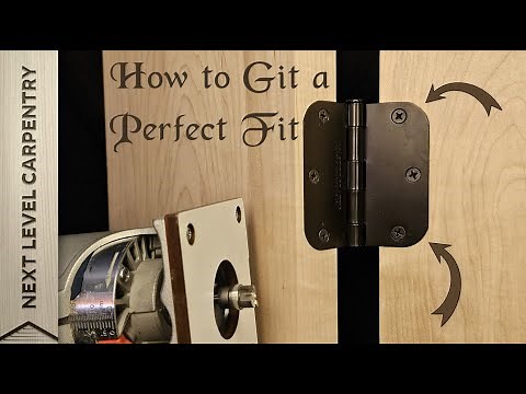 Perfect Mortises for Round Corner Hinges