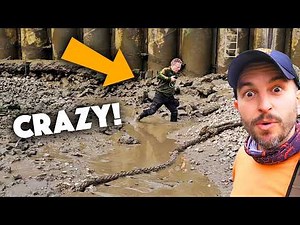 HE NEARLY DIED trying to get this! Mudlarking for London's LOST history