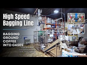 How to Pack Ground Coffee Into Bags & Cases Automatically