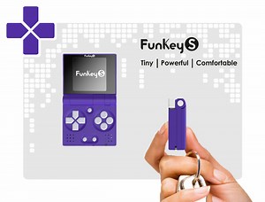FunKey S | Tiny foldable gameboy-styled retrogaming handheld for your keychain