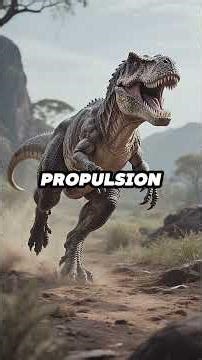 [WEAPON] T-Rex's Tail Was NOT for Balance—It Was a Speed Booster! #dinosaur