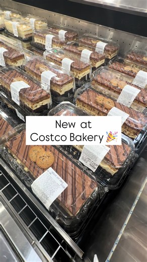 Costco Bakery has a new dessert and it looks unreal 🤤Chocolate Chip Cookie Bar Cake! Perfect for your next family gathering 🤩 Save this for later! #costco #dessert #cake #chocolatechip #sweet