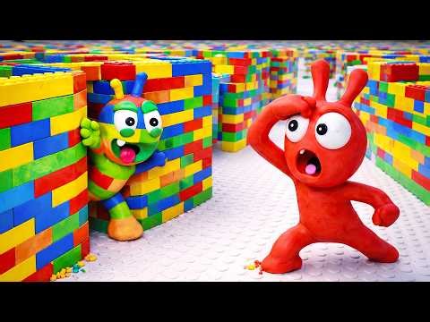 Pea Pea Plays Hide and Seek with His Alien Friend — Can He Find Him in the Colorful Maze?