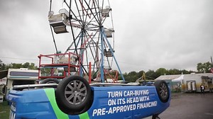 It’s alive! A lot of thinking, effort and innovation went into making the #easyfinancialAutoTour upside-down car road-ready. As promised - here’s the behind-the-scenes video of how we did it. Watch it now. | easyfinancial Services