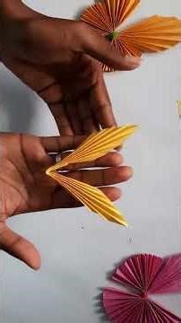 Easy Paper Butterfly Origami - Cute & Easy Butterfly DIY - Origami for Beginners