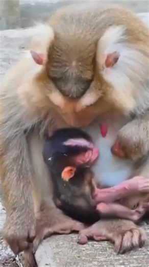 Life_Video_Short_babymonkey_monkey_animal_macaque | Monkey Angkor