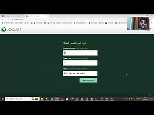 Locust performance testing tool - Results dashboard