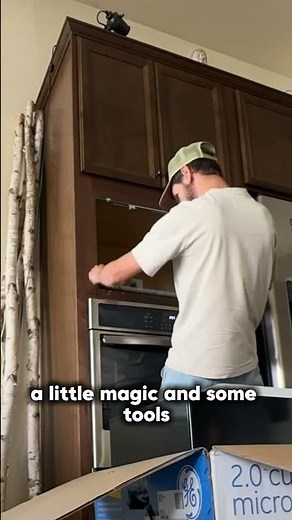Microwave Trim Kit Installation
