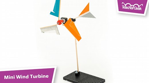 Build the TeacherGeek Mini Wind Turbine