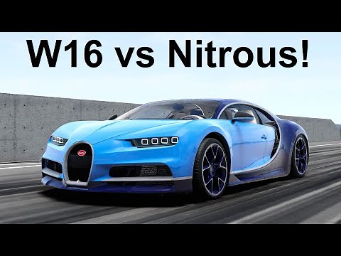 How Much Nitrous Can A Bugatti Chiron Take? BeamNG. Drive