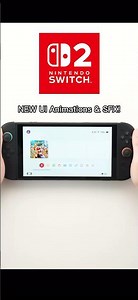 [NEW] Switch 2 UI Animations & SFX! #switch2 #uidesign